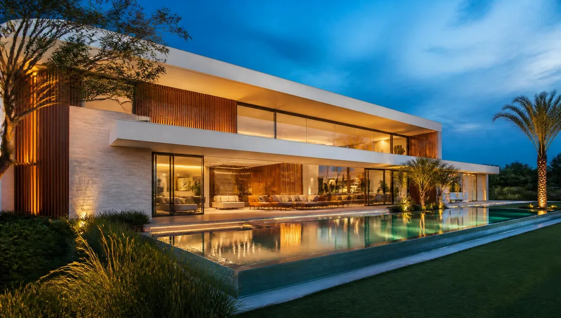 Residência Horizontal de Grande Porte — projeto desenvolvido pela Opus Engenharia